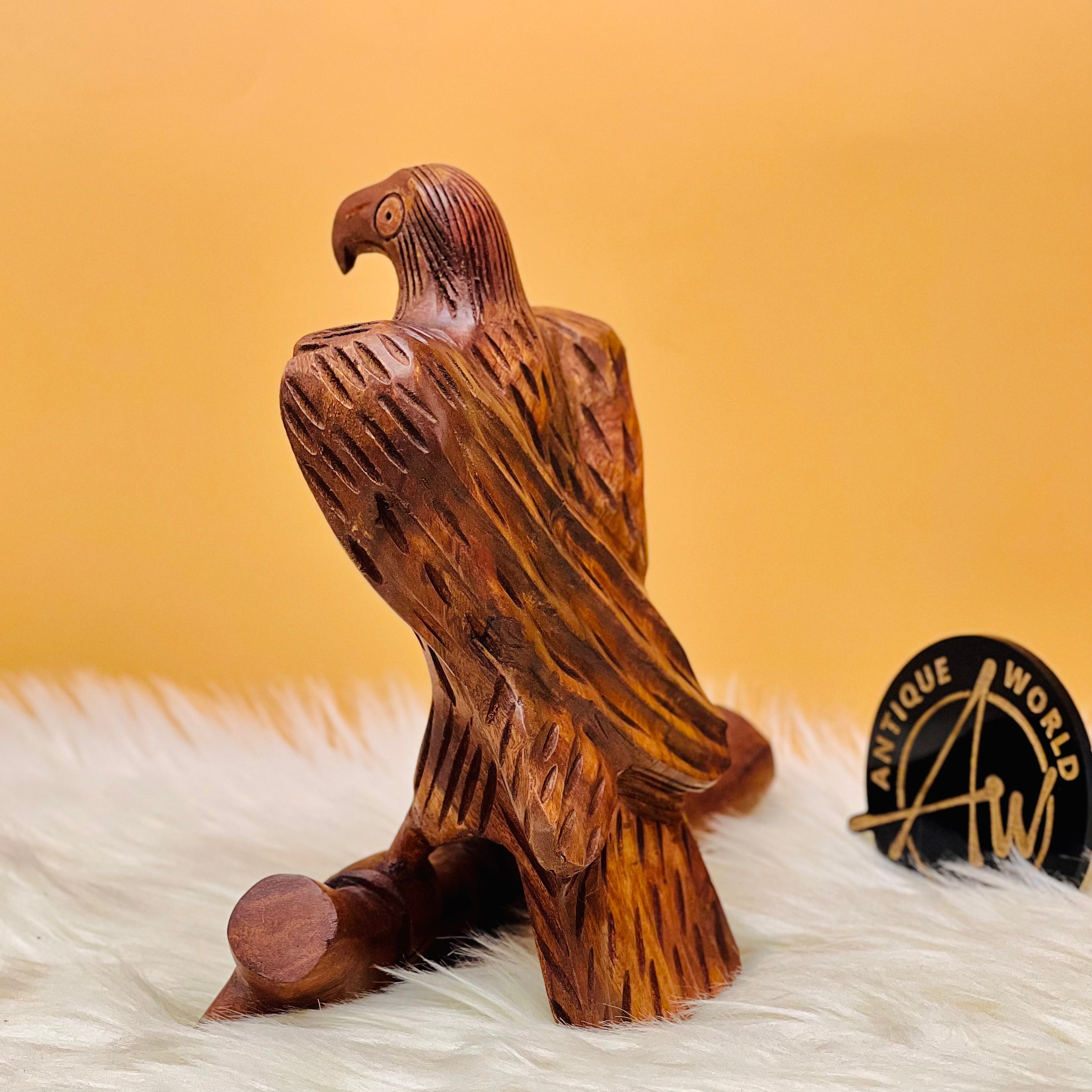 Handcrafted Falcon Sculpture