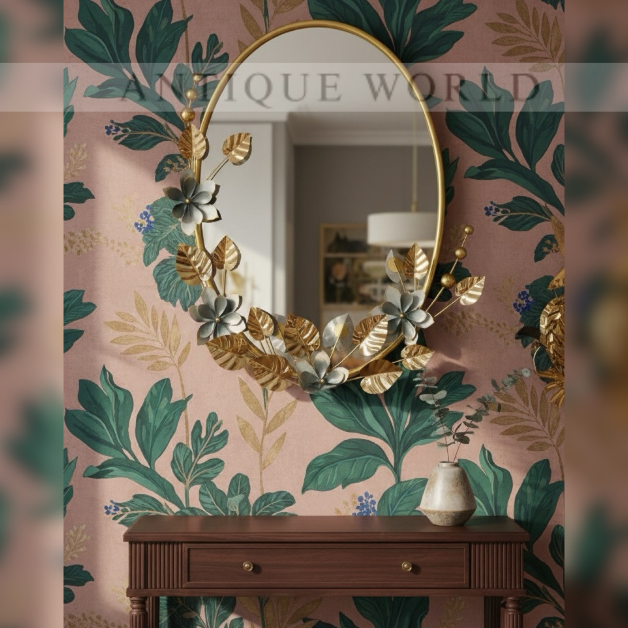 Artisan Gold Bloom Mirror