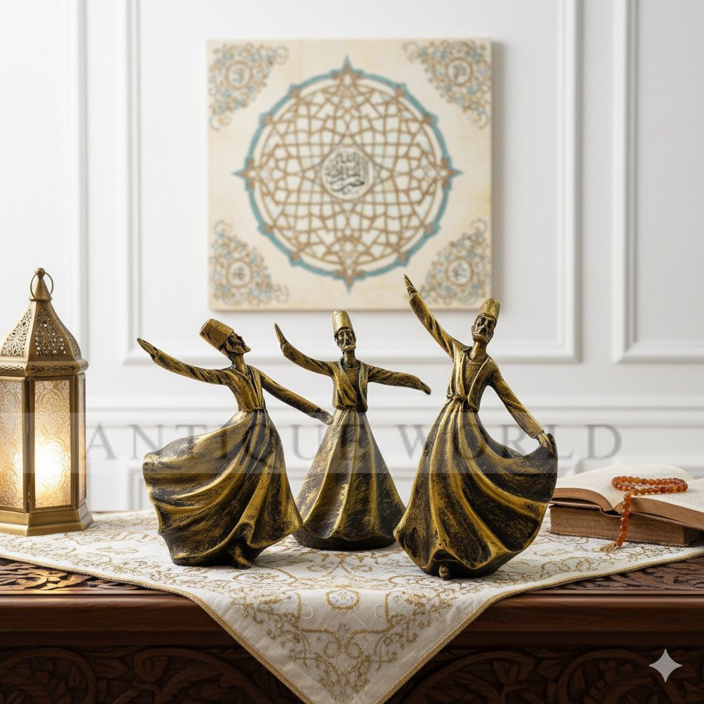 Classical Dervish  Art Sculpture( Set of 3)