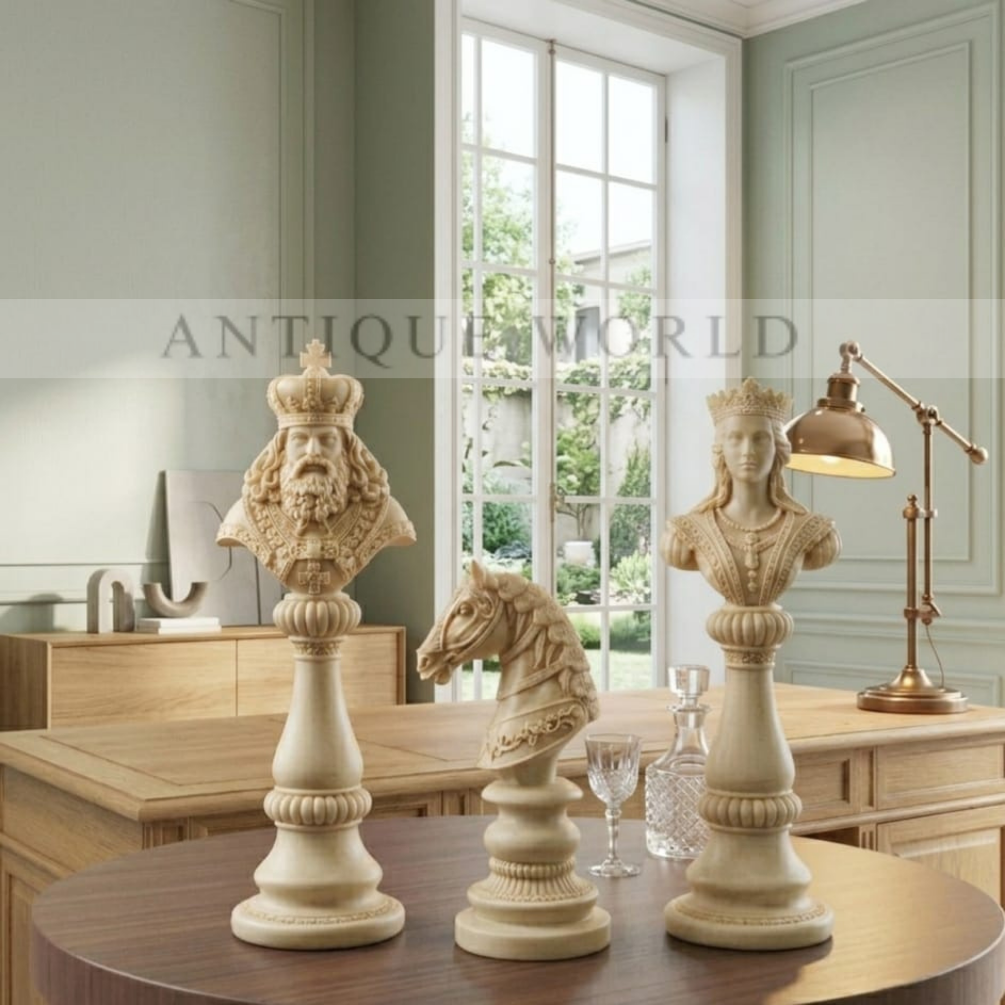 Artisan Chess Men Sculpture