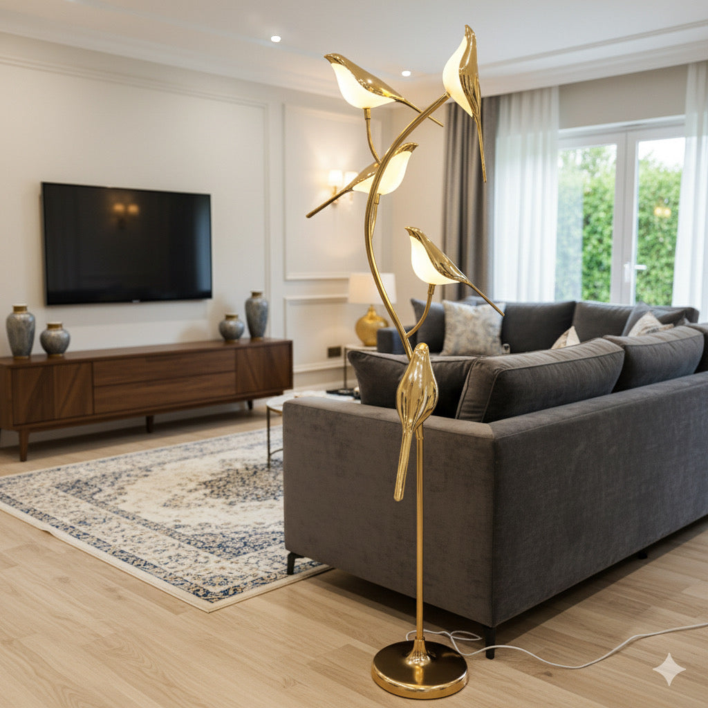 LED Dove Floor Lamp