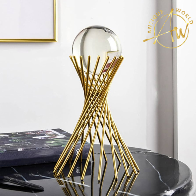 Crystal Ball-Triangular Ornament