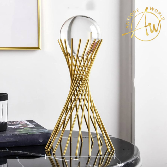 Crystal Ball-Triangular Ornament