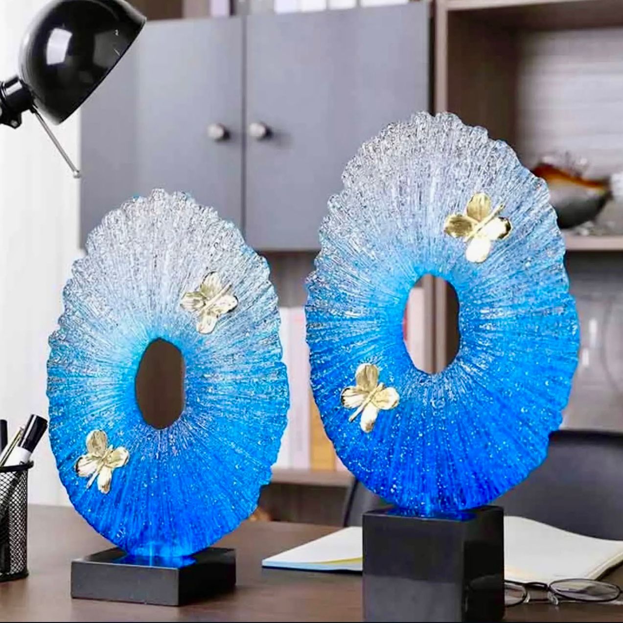 Resin Sculpture Letter Creative Statue Ornament