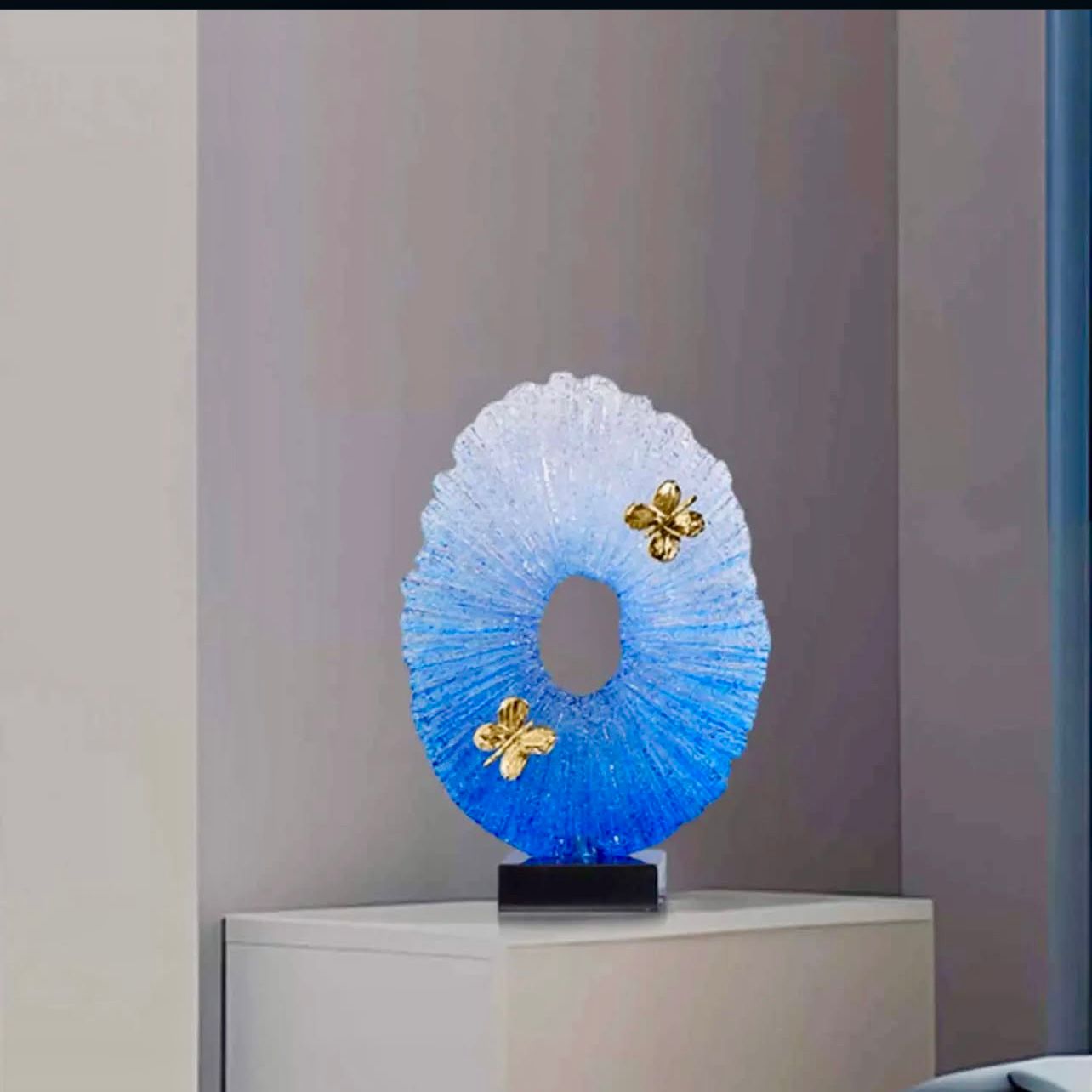 Resin Sculpture Letter Creative Statue Ornament