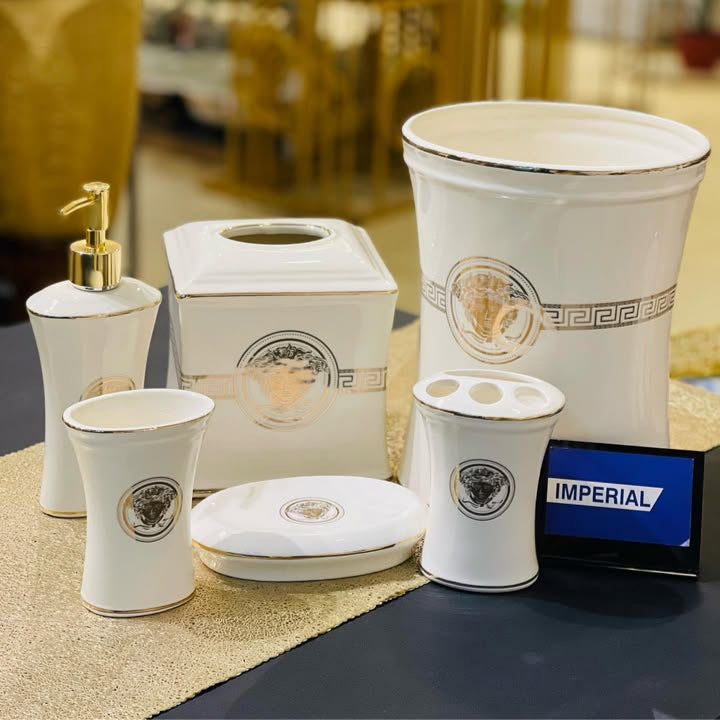 Versace Ceramic Bath Set ( 5pc )