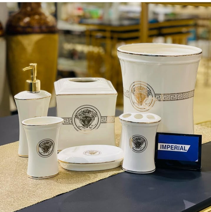 Versace Ceramic Bath Set ( 5pc )