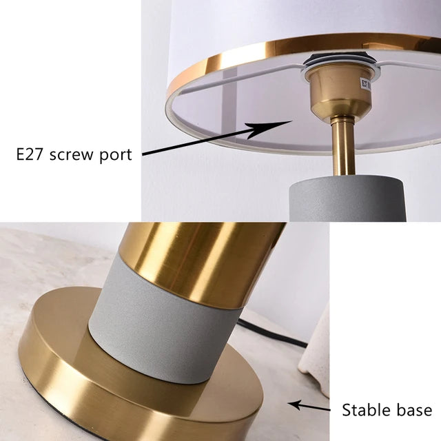 Luxury Black Table Lamp