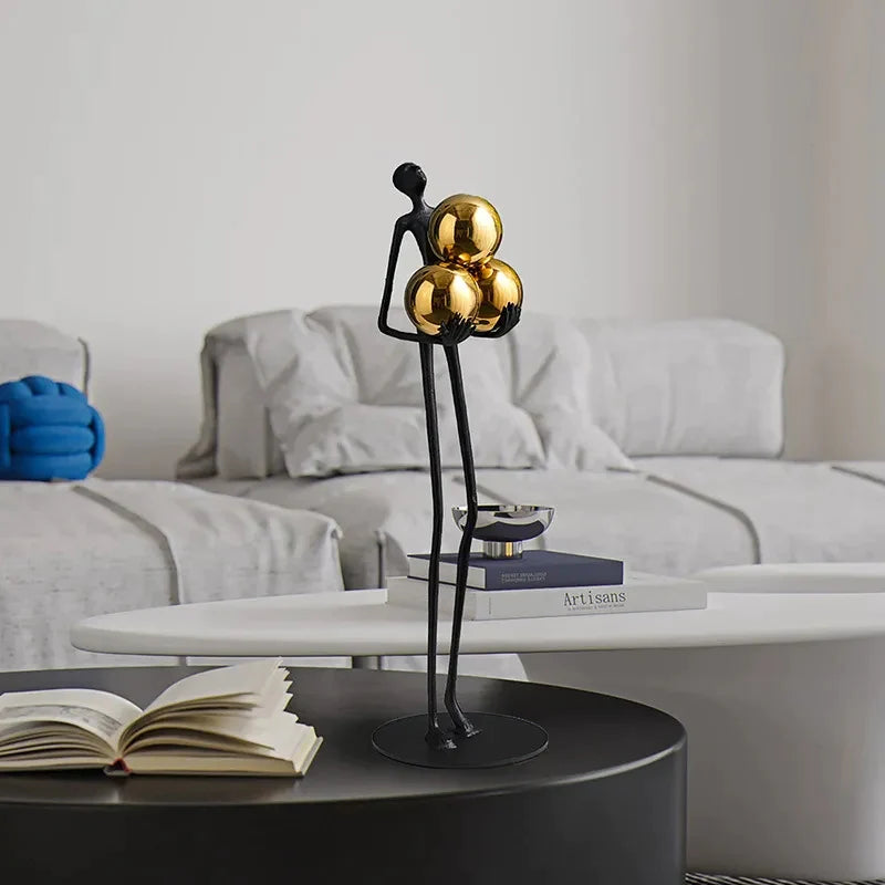 Nordic Metallic Sculpture