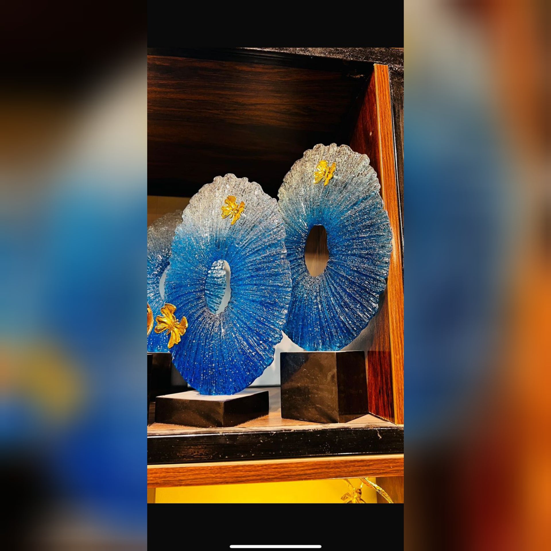 Resin Sculpture Letter Creative Statue Ornament