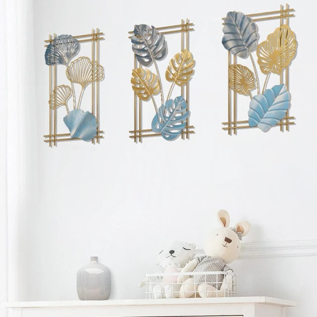 Leafy Metal Wall Wall Hanging