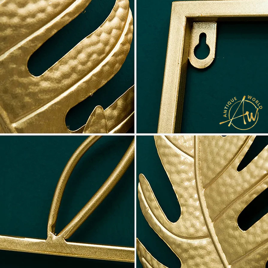 Gold Leaf Metal Wall Decor