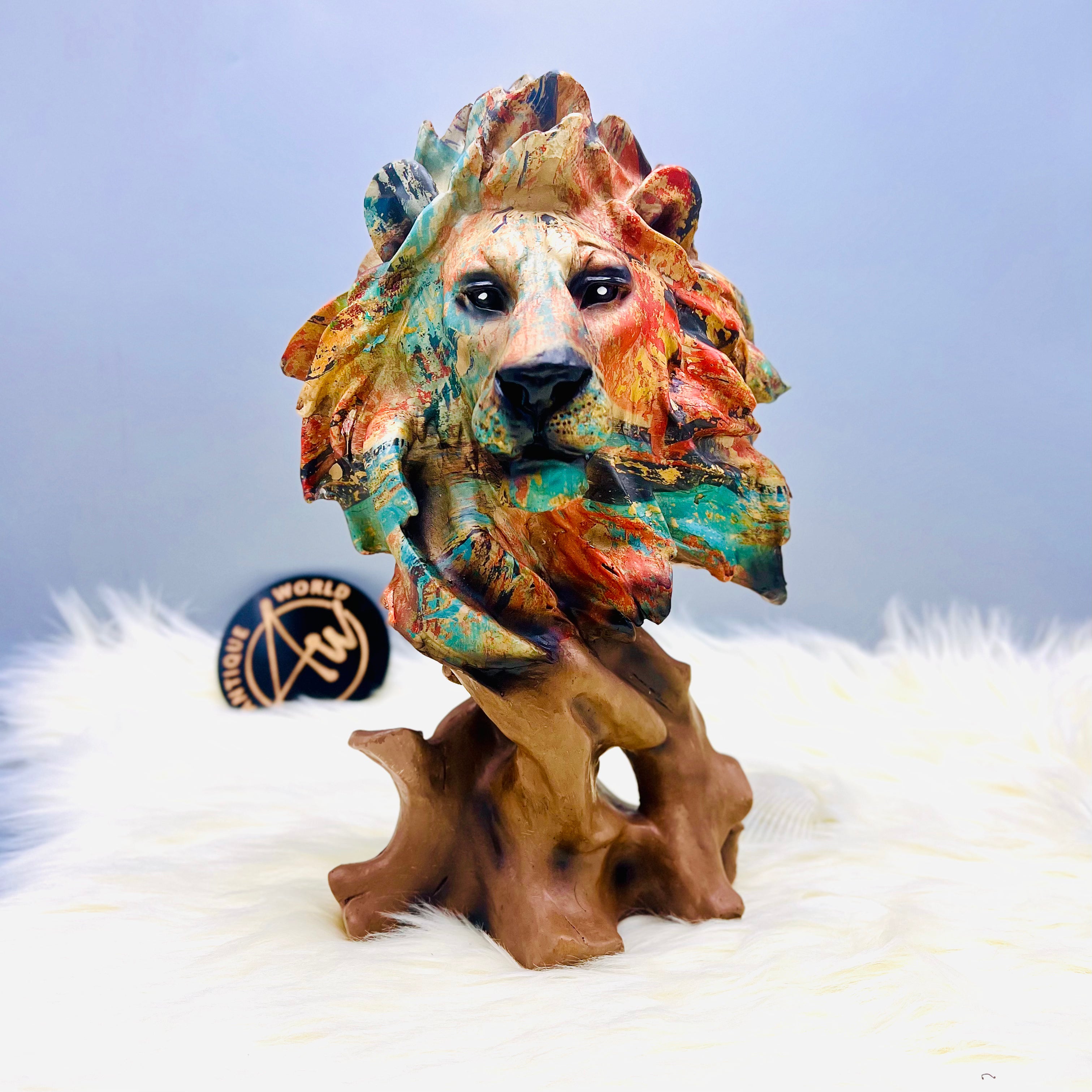 Resin Lion Sculpture