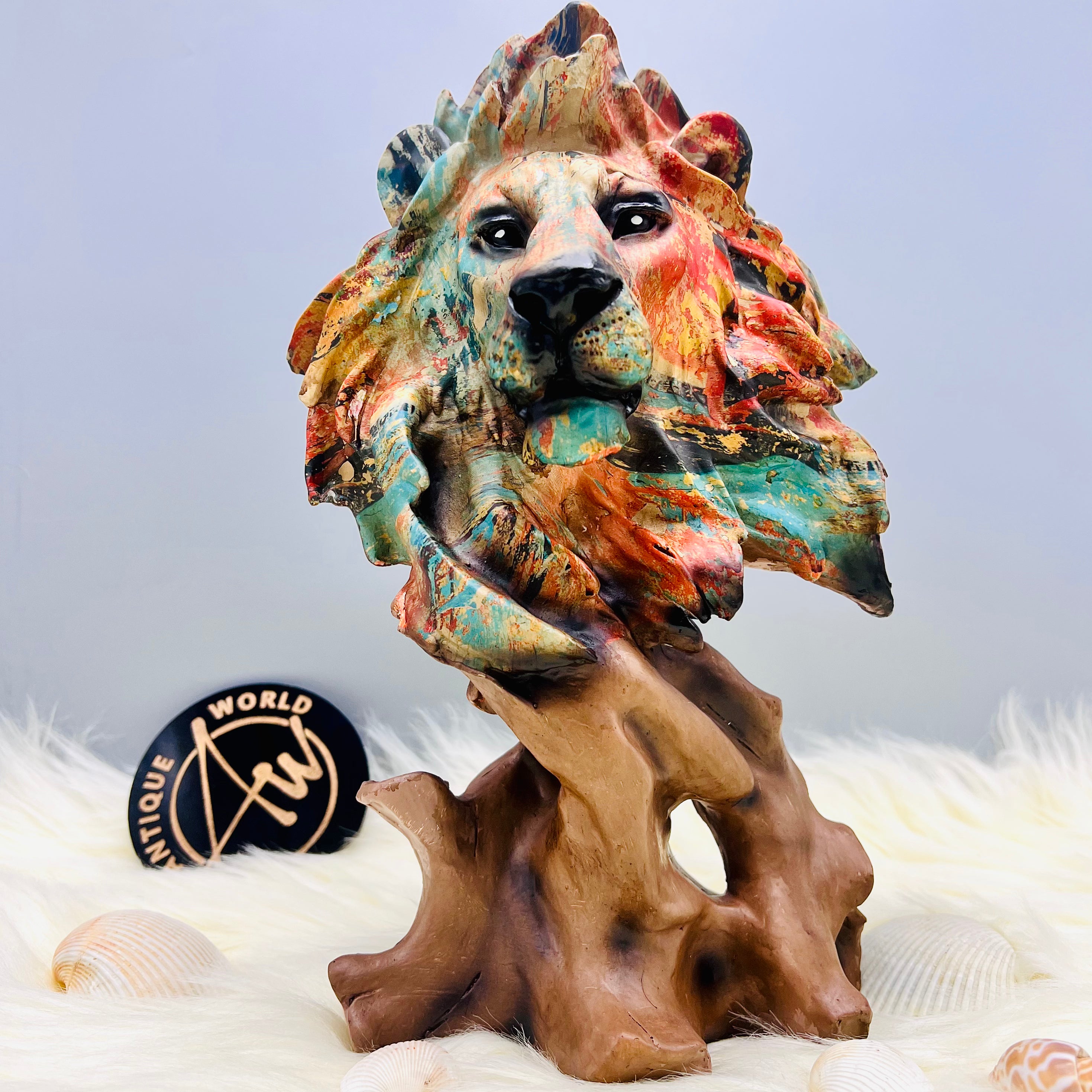 Resin Lion Sculpture
