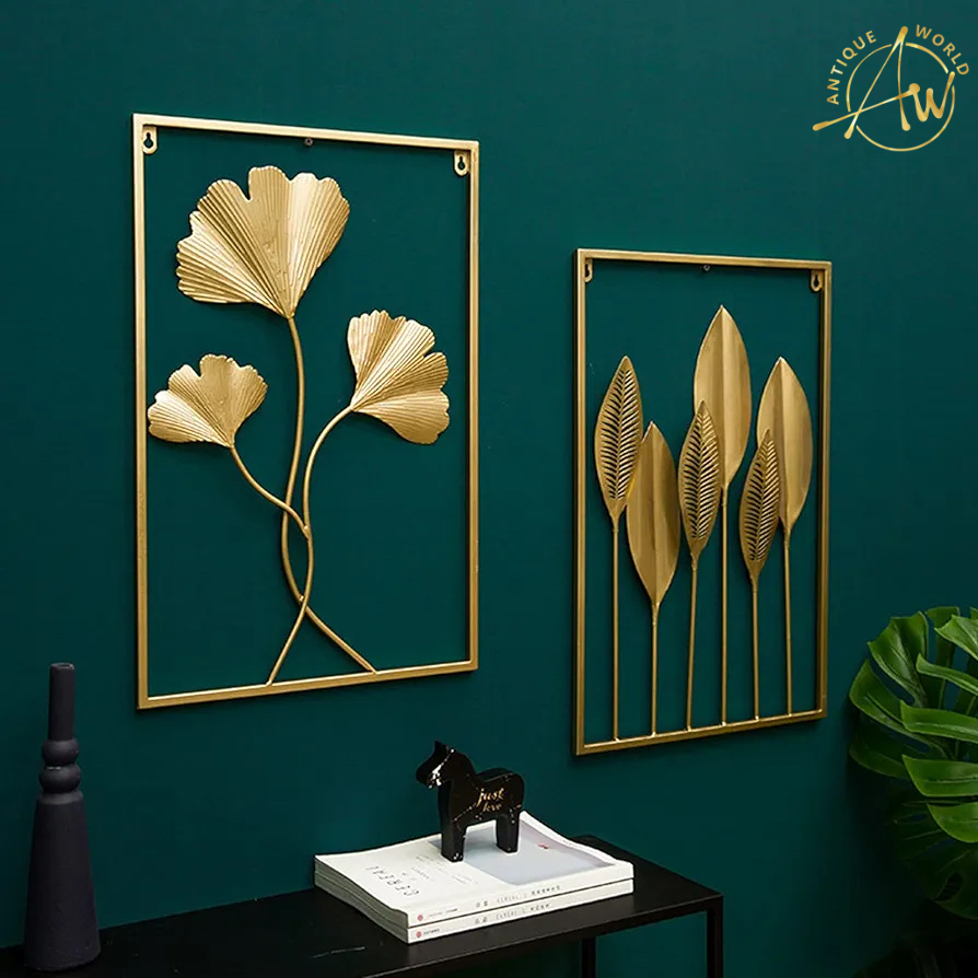 Gold Leaf Metal Wall Decor