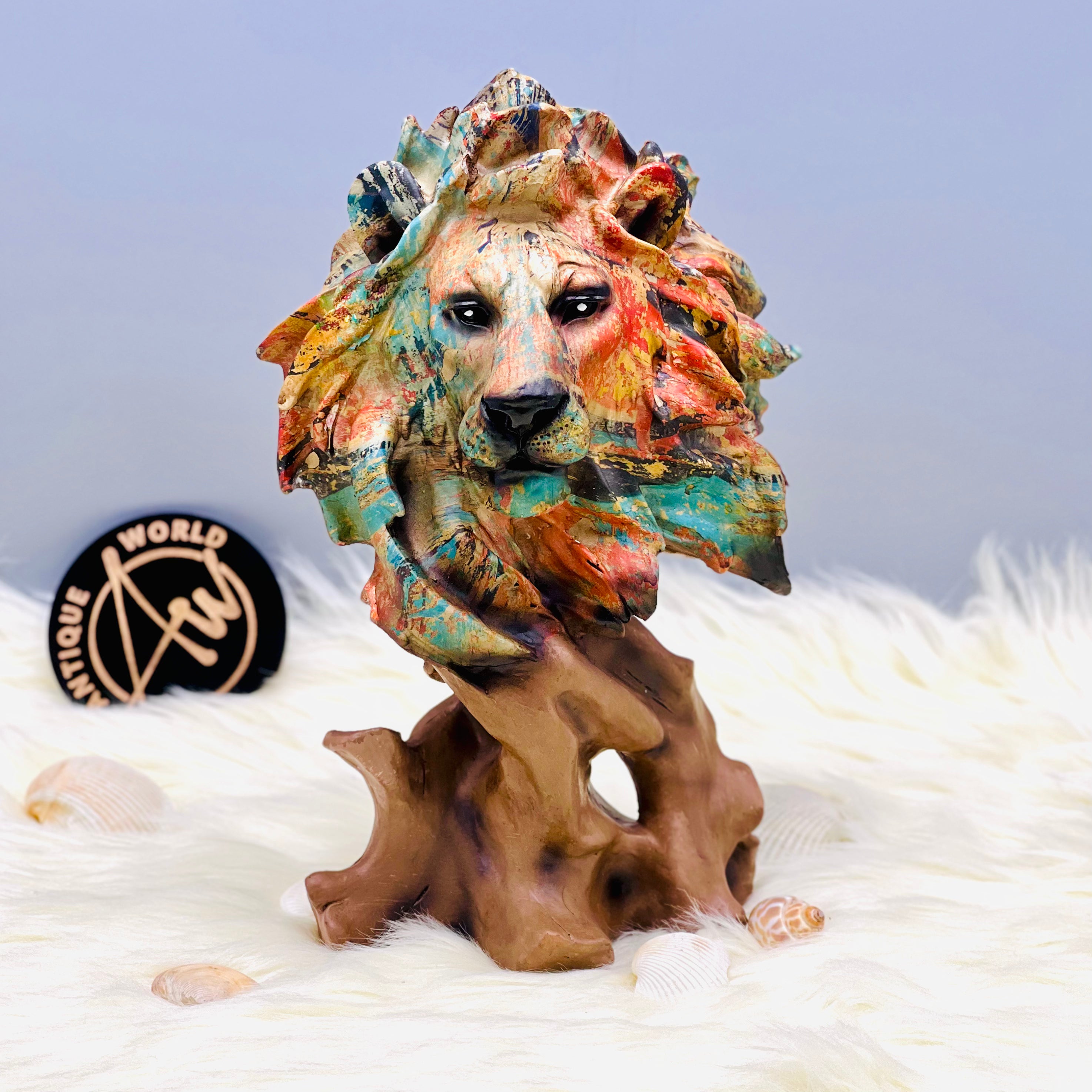 Resin Lion Sculpture