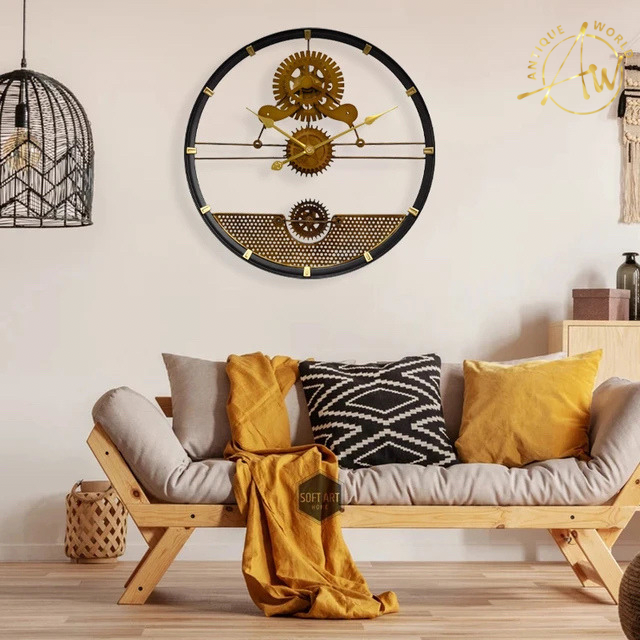 Creative Hollow Gear Wall Clock