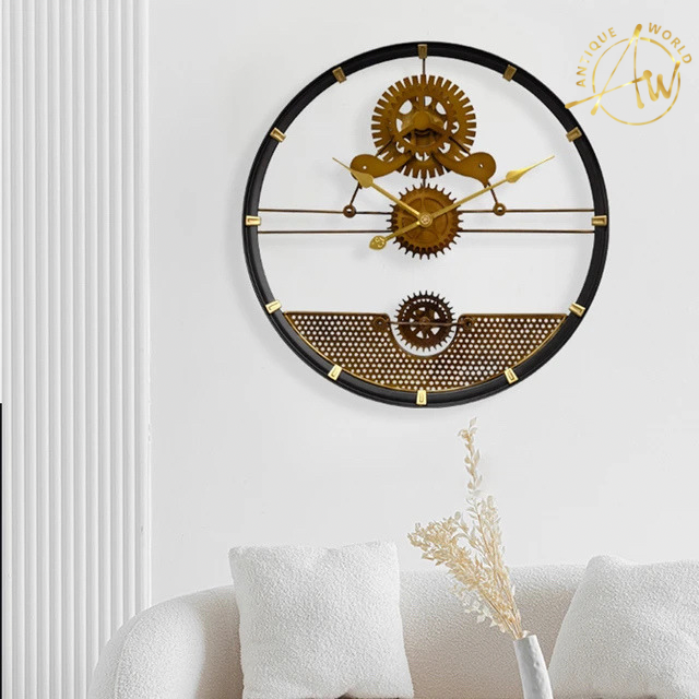 Creative Hollow Gear Wall Clock