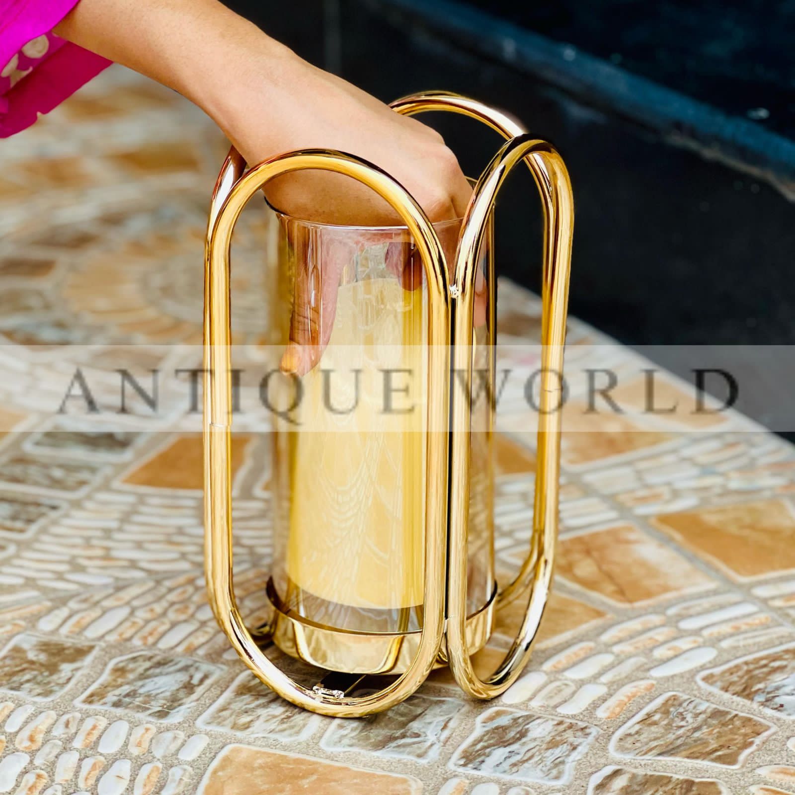 Modern Minimalist Metal Candle Holders (Set Of 3)