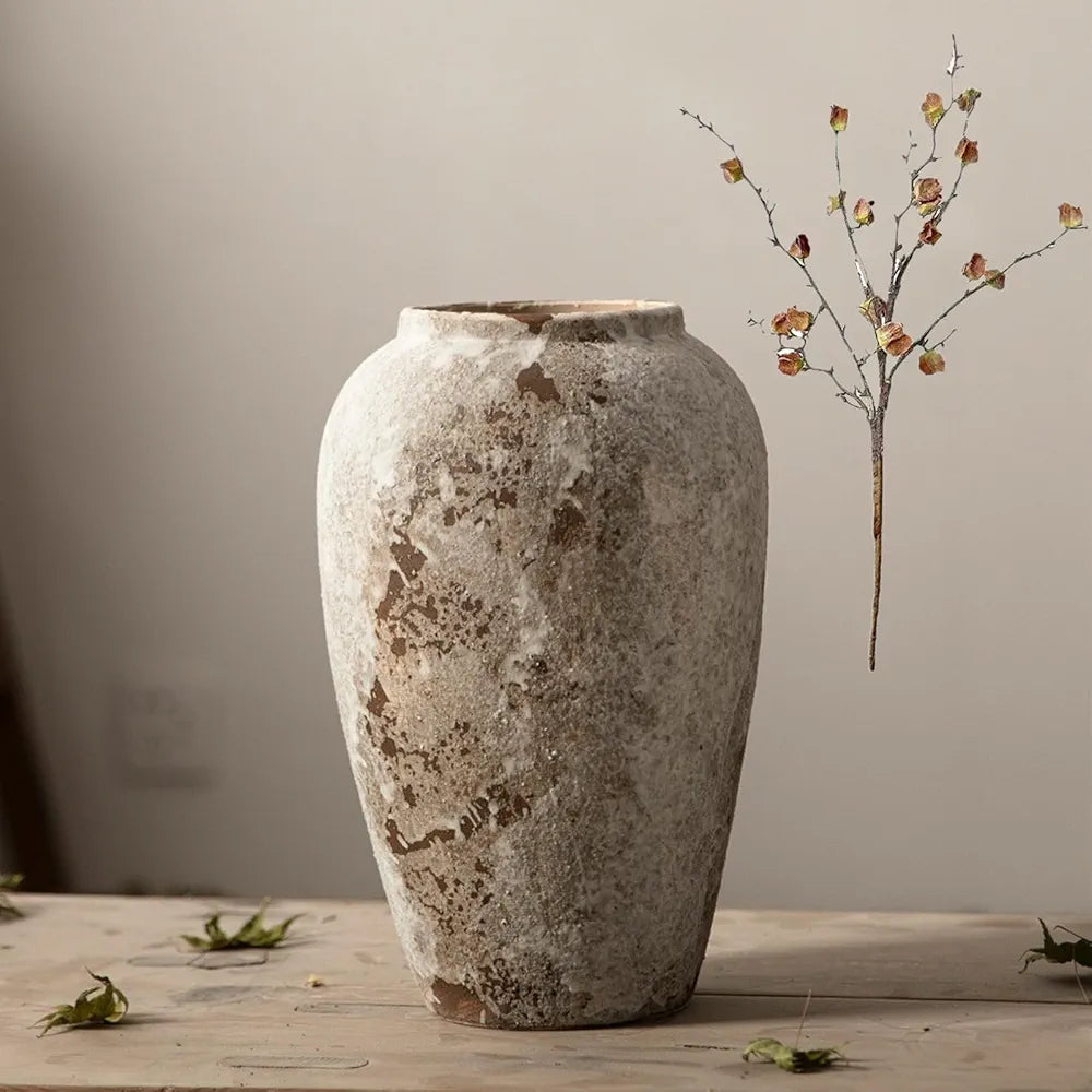 Rustic Farmhouse Decorative Vases ( Set of 3 )