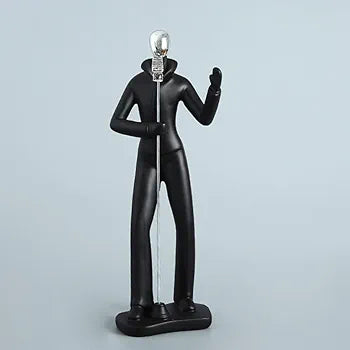 Lighting Fashion Resin Art Simging Man Figure Home 1Pc