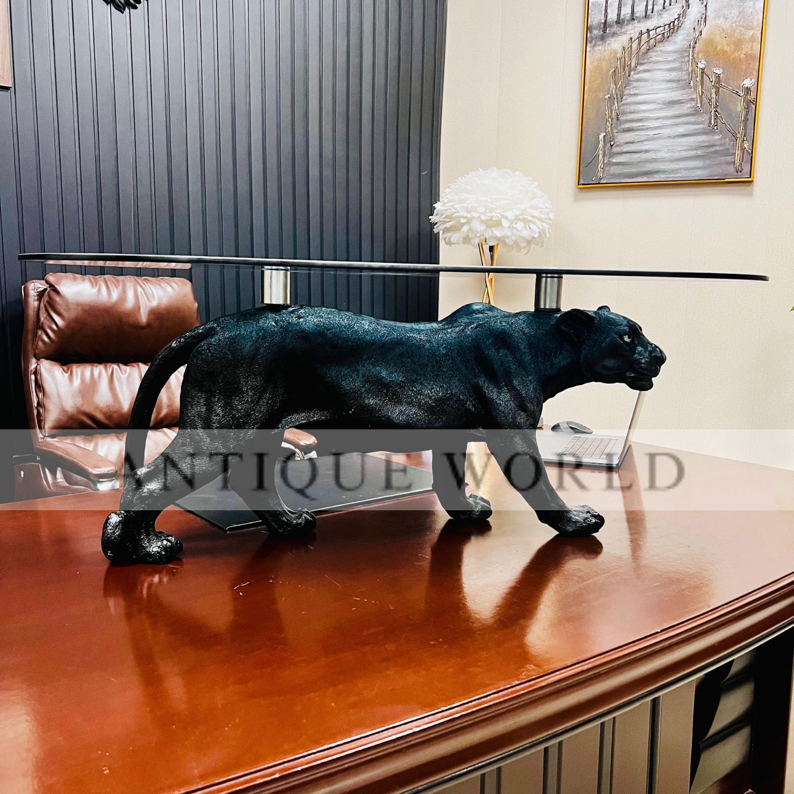 Panther Coffee Table Decor