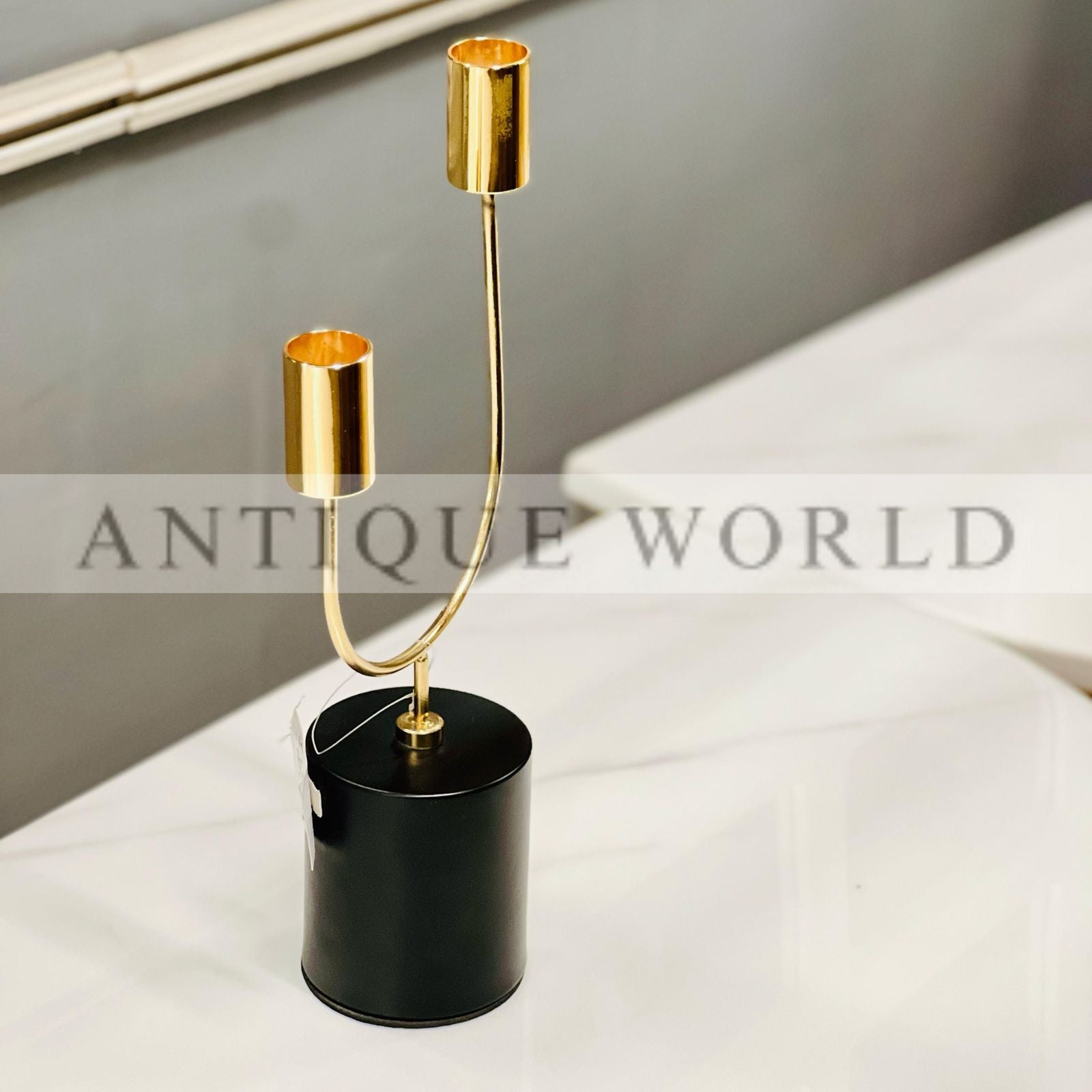 Contemporary 2-Light Candle Holder