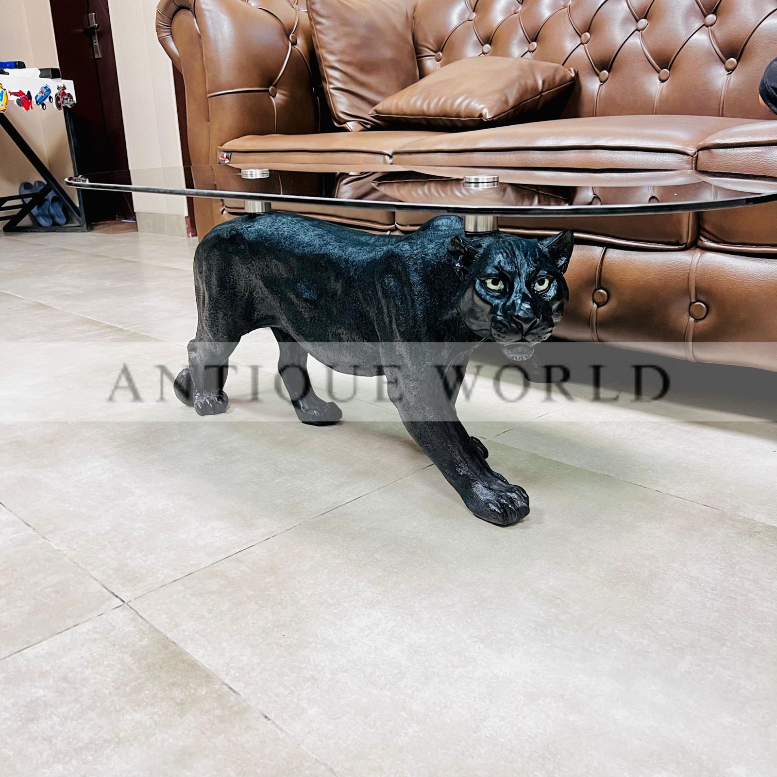 Panther Coffee Table Decor