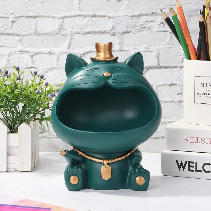 Screaming Cats Storage Sculpture