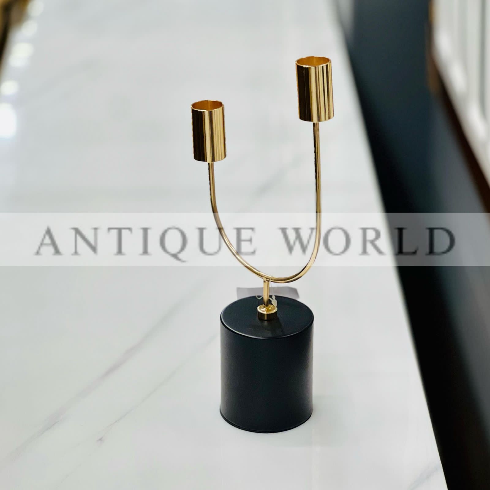 Contemporary 2-Light Candle Holder