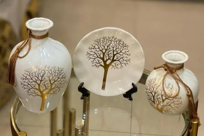 Ceramic Vase Pot Set for Home Decor set of 3