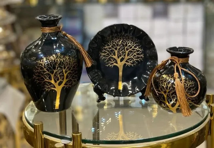 Ceramic Vase Pot Set for Home Decor set of 3