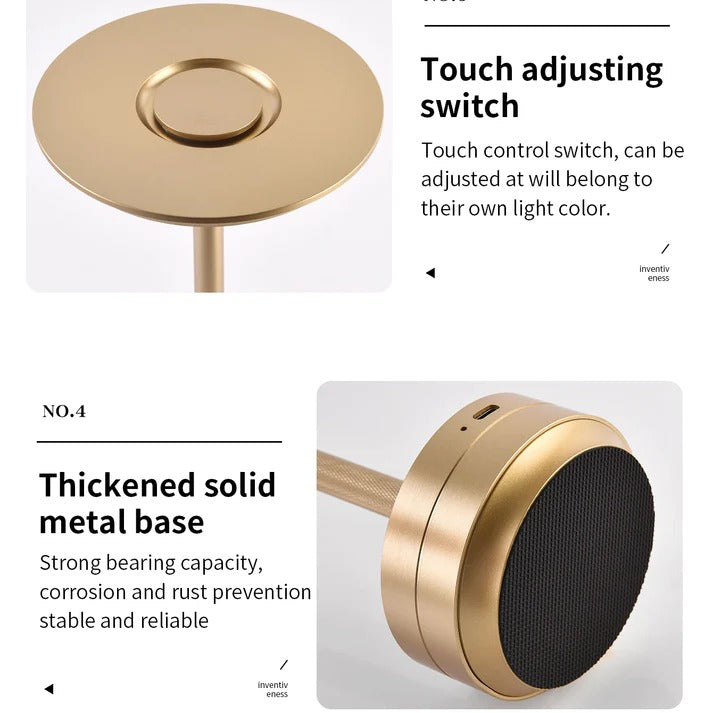 Wireless Aluminium LED Table Lamp