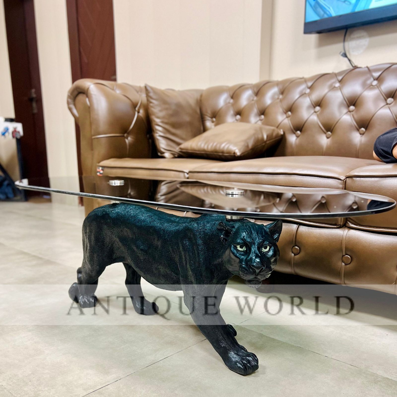 Panther Coffee Table Decor