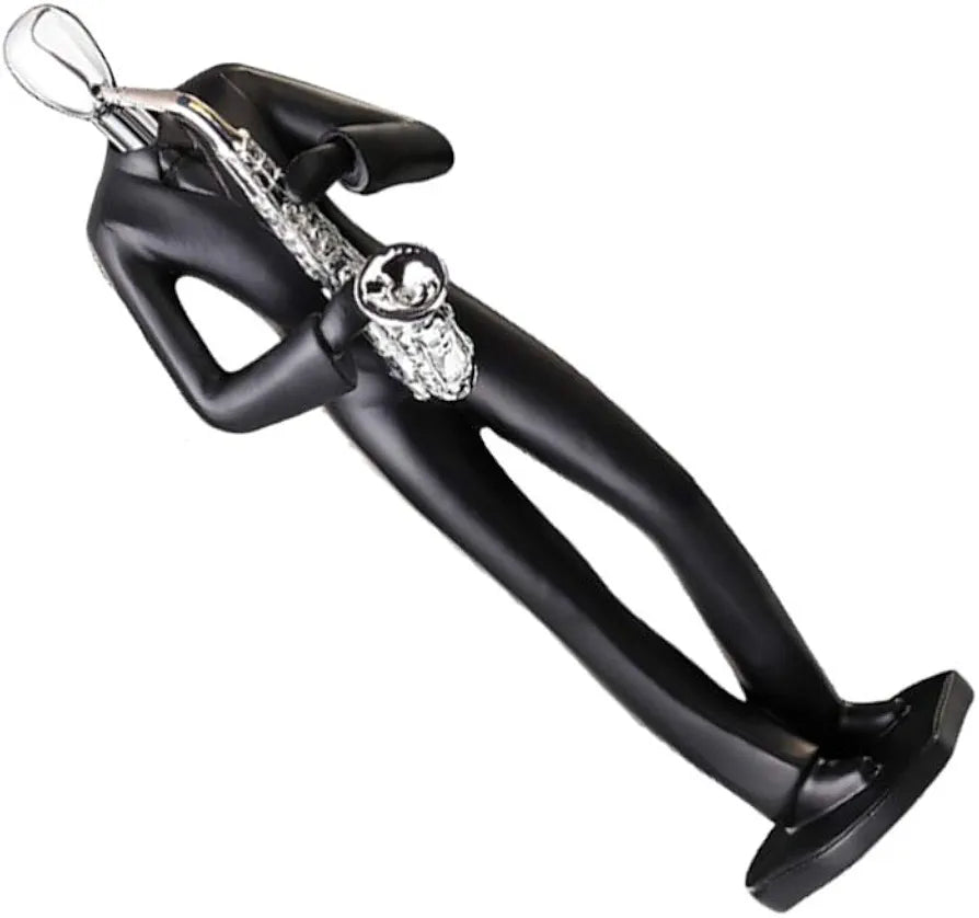 Winomo Musician Saxophone Player Statue
