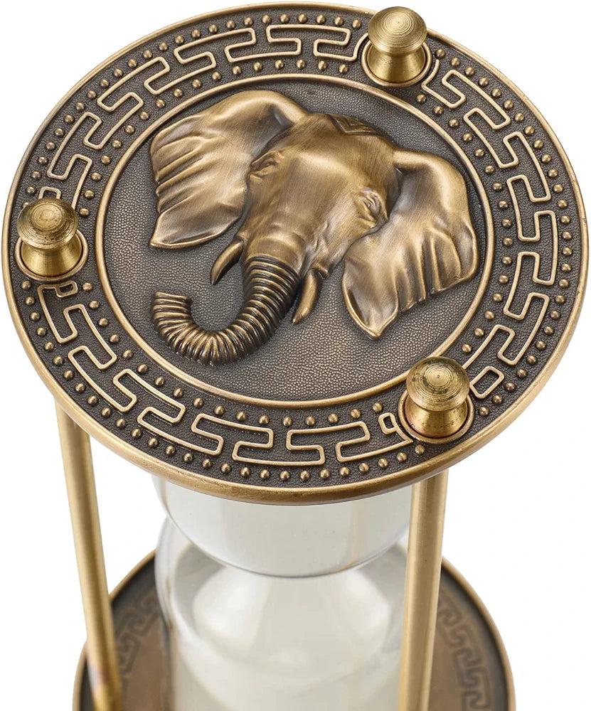 Vintage Metal White Sand Timer