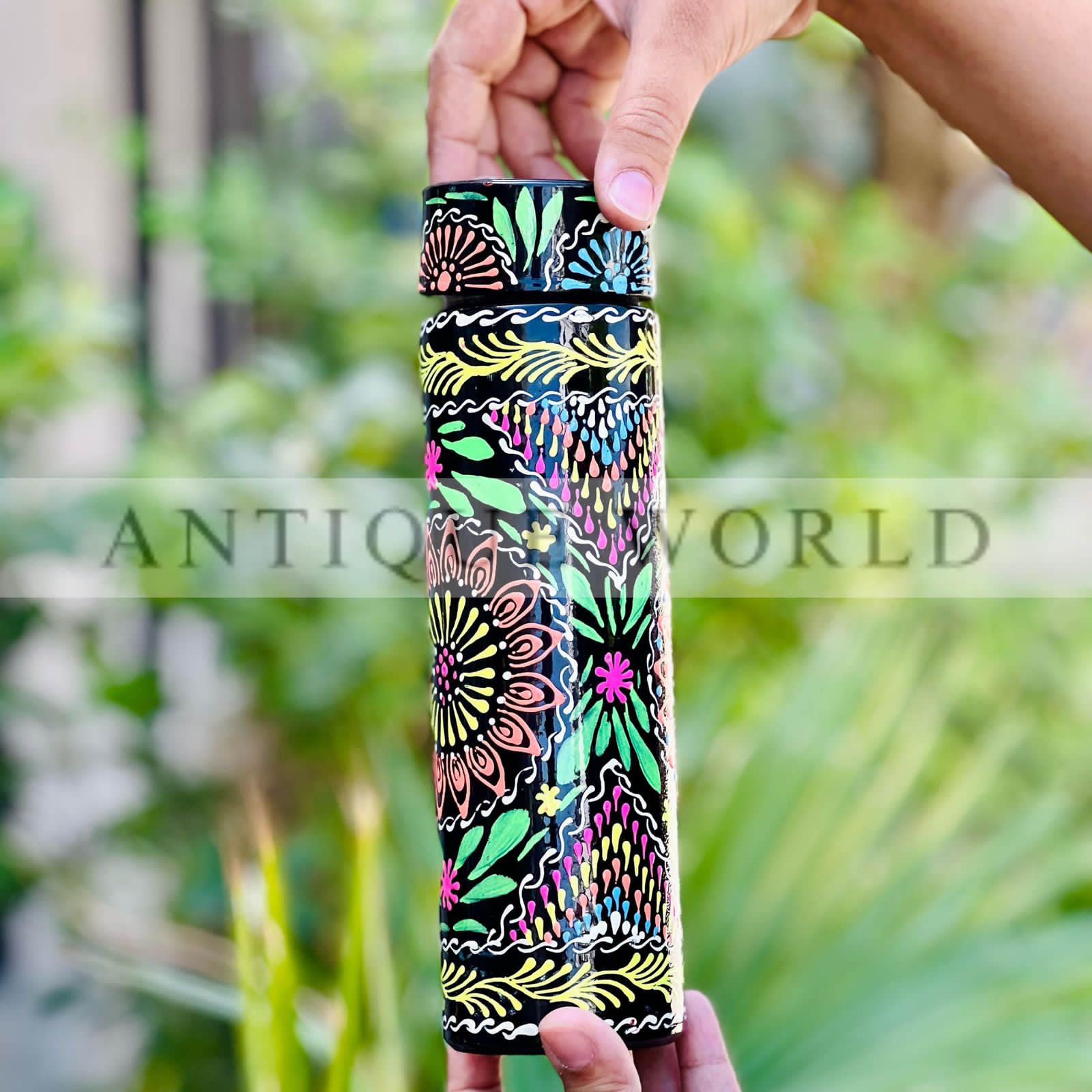 HandCrafted Naqshi Art Water Bottle