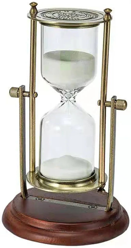 Metal Rotating Sandglass Timer ( 15 mints )