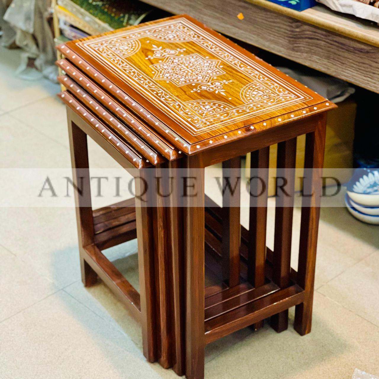 Handcrafted Nested Table ( Set of 4pc )