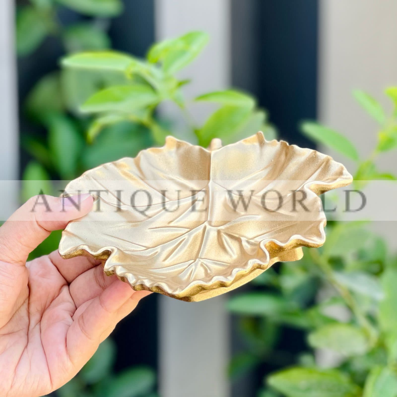 Leaf Luxe Trinket Jewellery Tray
