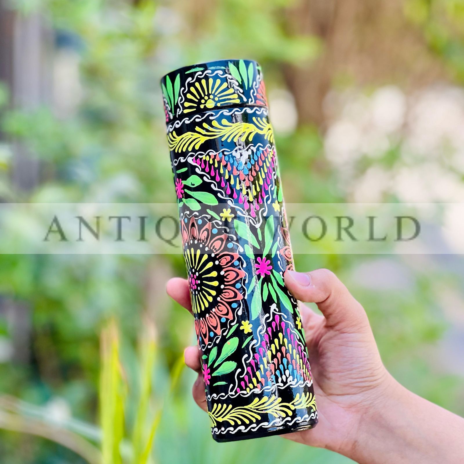 HandCrafted Naqshi Art Water Bottle