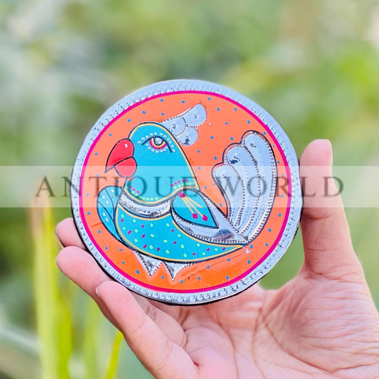 Antique Naqshi Handcrafted Tea coaster (set of 5 )