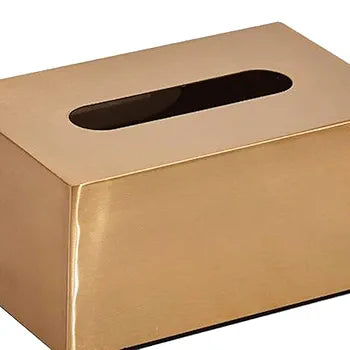 Metal Gold Tissue Box