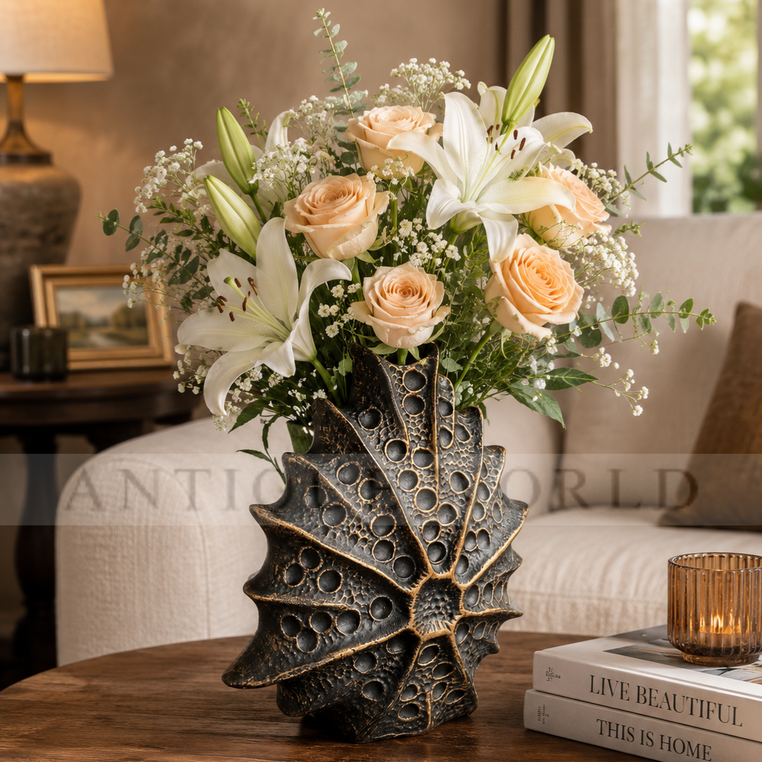 Sea Urchin Inspired Sculptural Vase