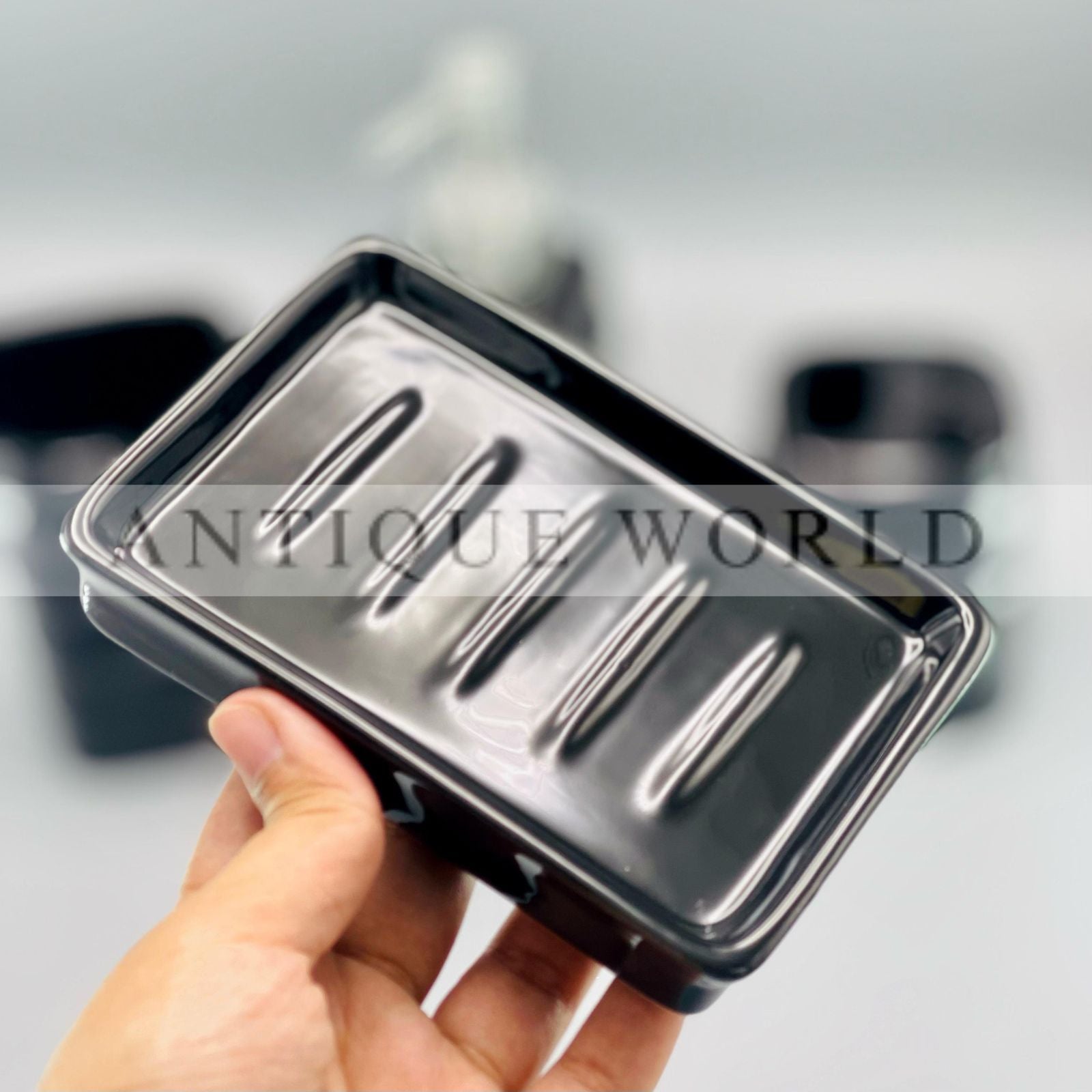 Luxury Black Accessories Bathroom Set