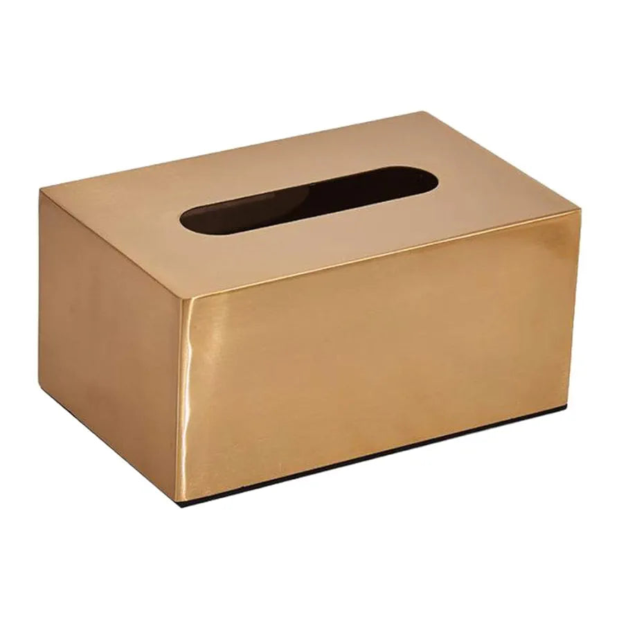 Metal Gold Tissue Box