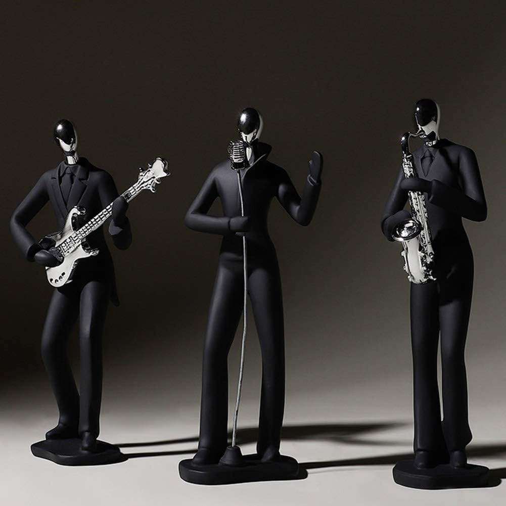 Winomo Musician Saxophone Player Statue