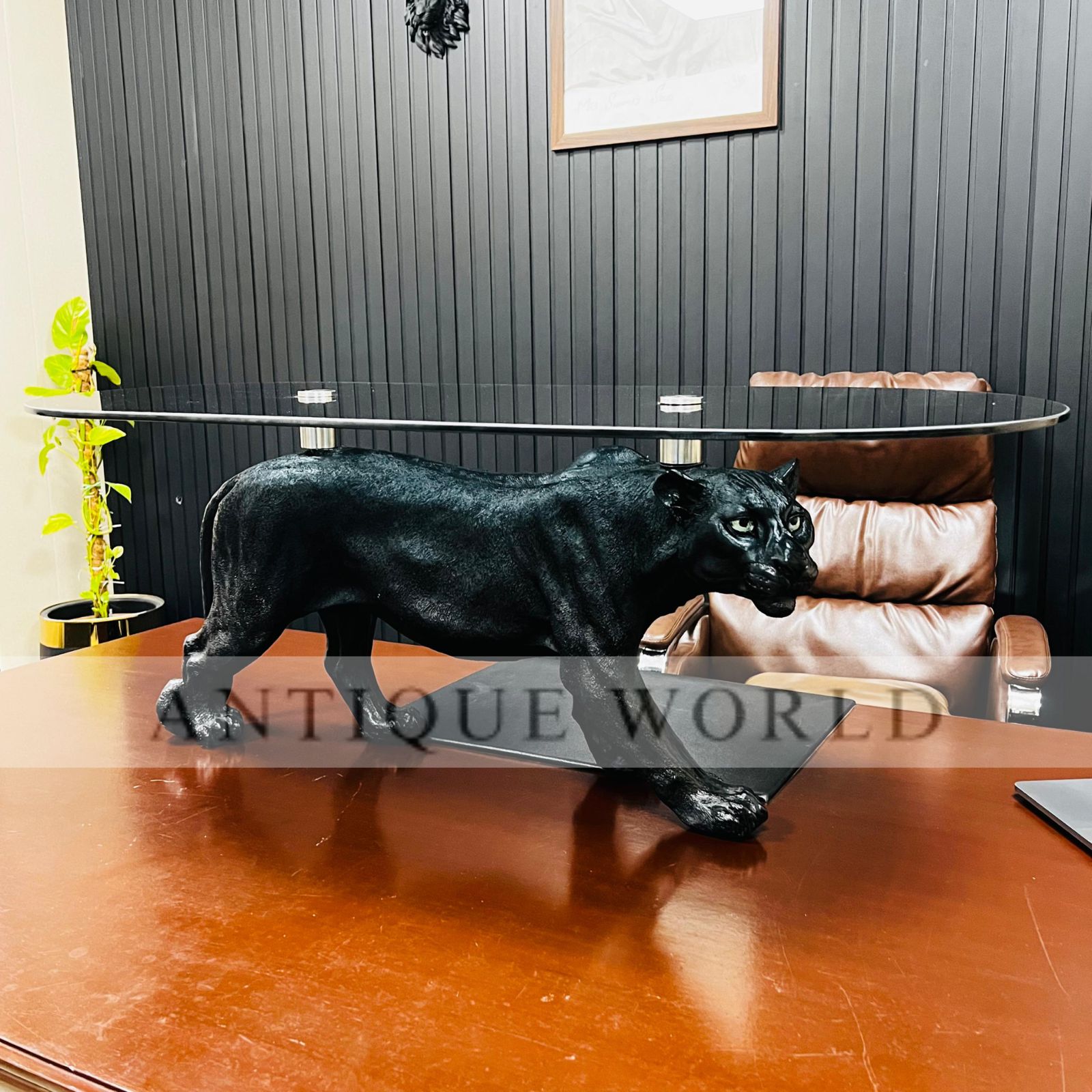 Panther Coffee Table Decor