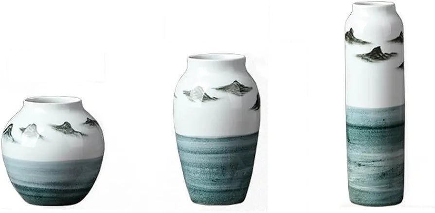 Hand-painted Vase Decoration Three-piece Living Room