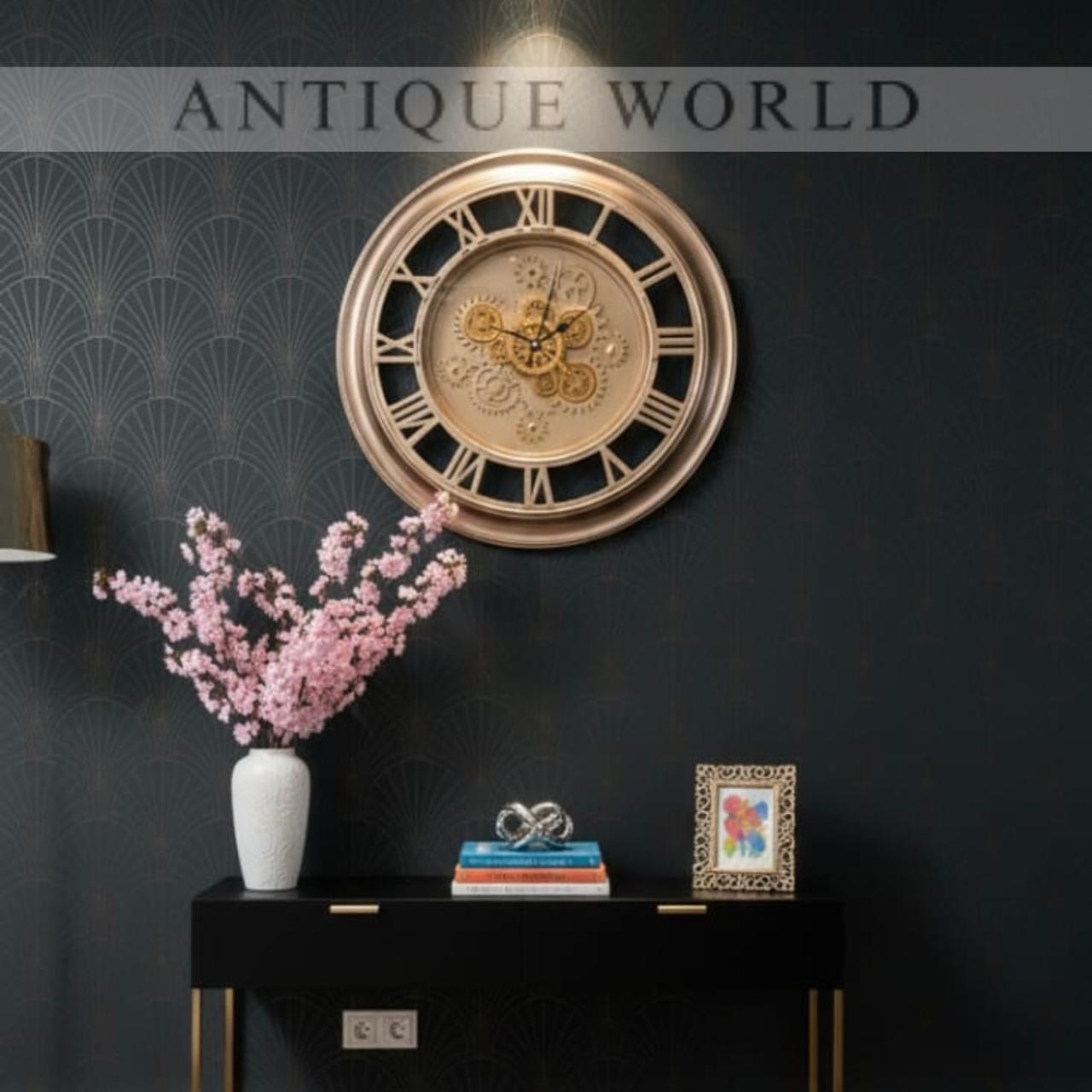 Regal Gold Gear Clock